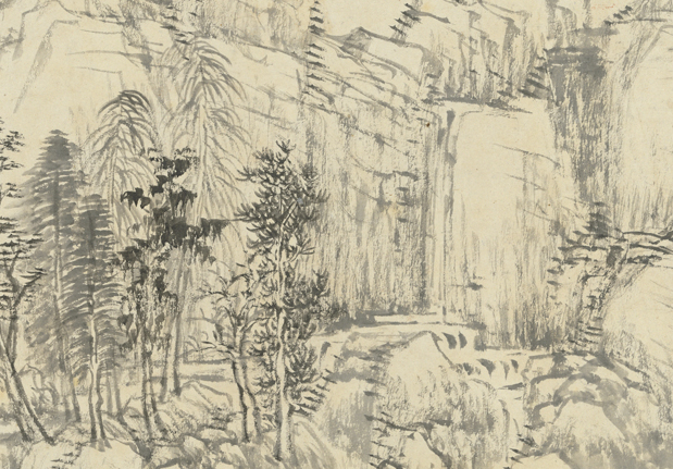 清王翬畫山水 卷